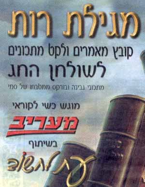 Maariv distributes hachzara betshuva material