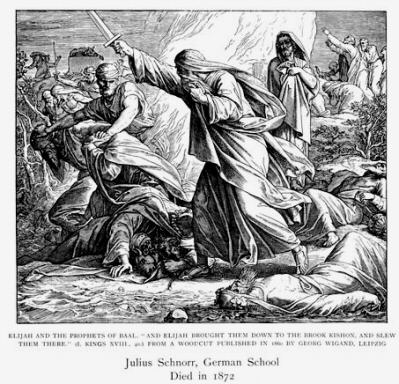 
אליהו רוצח את נביאי הבעל