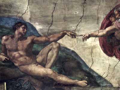 Michaelangelo: Creation of the human being